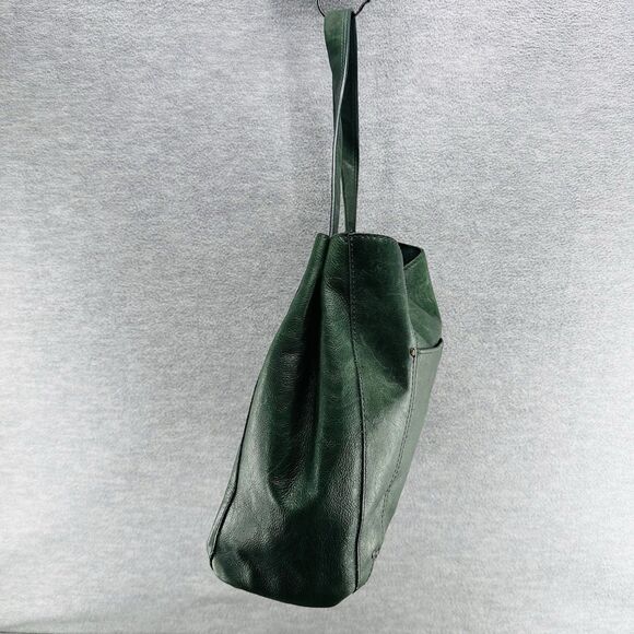 AMERICAN LEATHER Co - Green One Strap Magnetic Snap Shoulder Bag - Picture 4 of 14